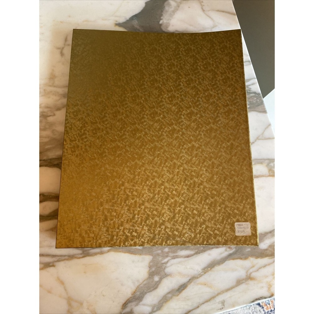 Decorel Scrapbook Gold Vintage Embossed Metallic Post Bound Memory Book Retro - Picture 5 of 7